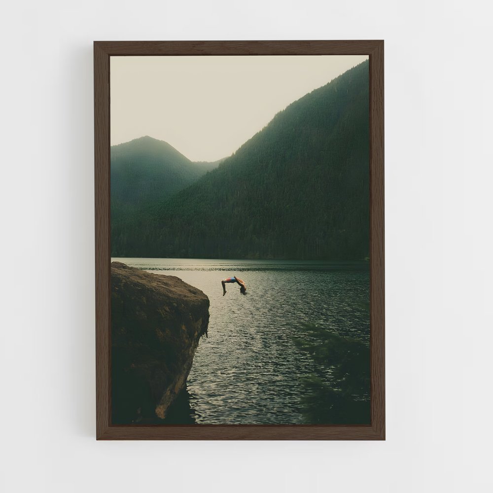 Poster Cliff de diving – affiche Plongeon de falaise (vue 5)